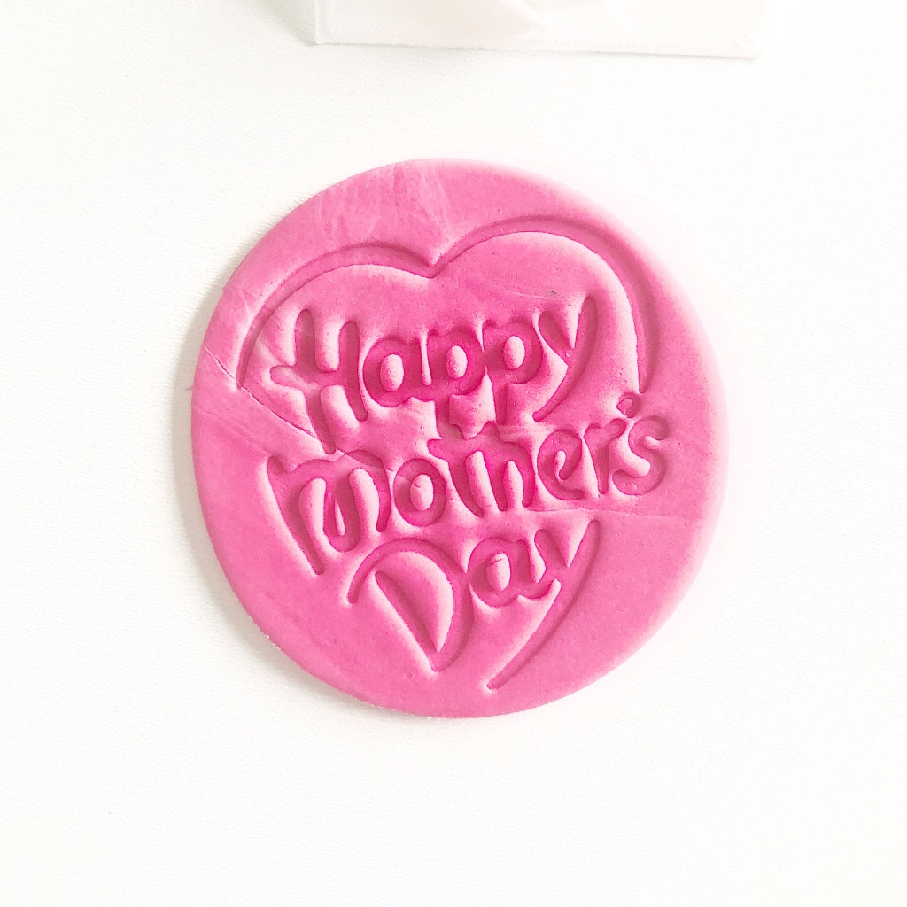 happy mother's day 1 fondant cookie embosser