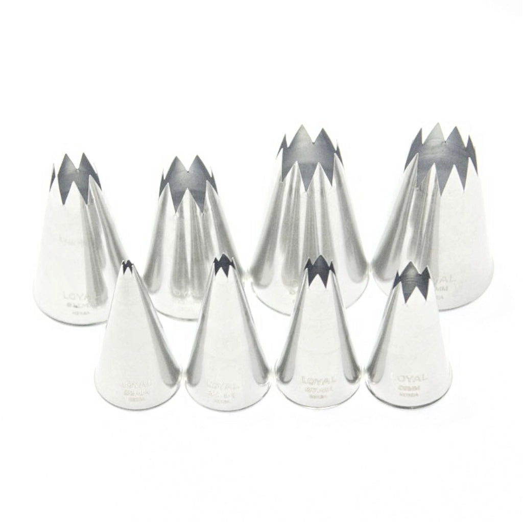 loyal star stainless steel pastry tube set