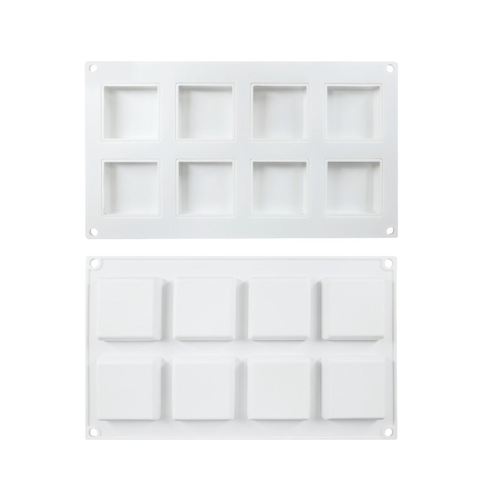 mcm-197-3 tile square silicone cake mousse mould