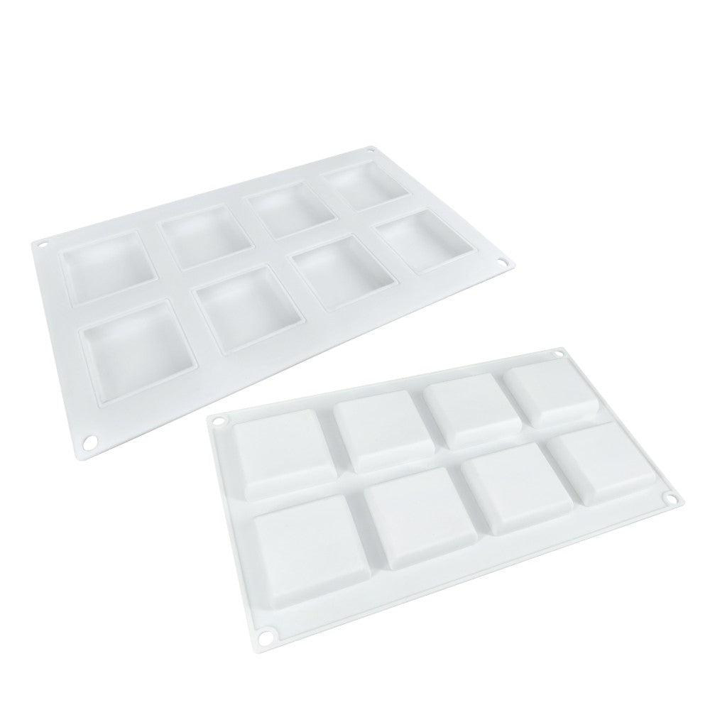 mcm-197-4 tile square silicone cake mousse mould