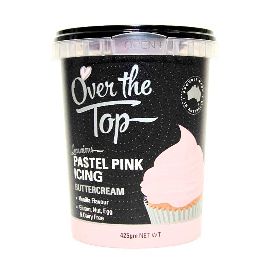 over the top buttercream 425g pastel pink