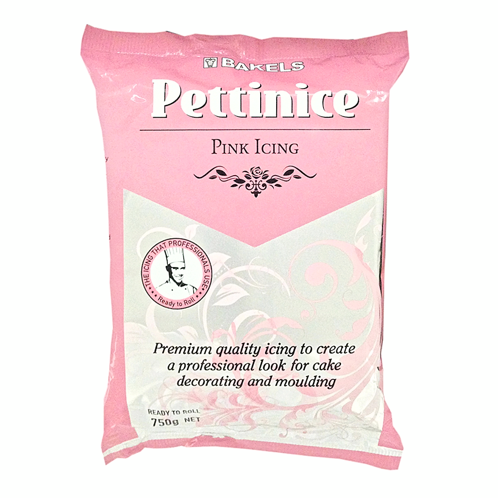 Bakels pettinice ready to roll fondant 750g pack pink