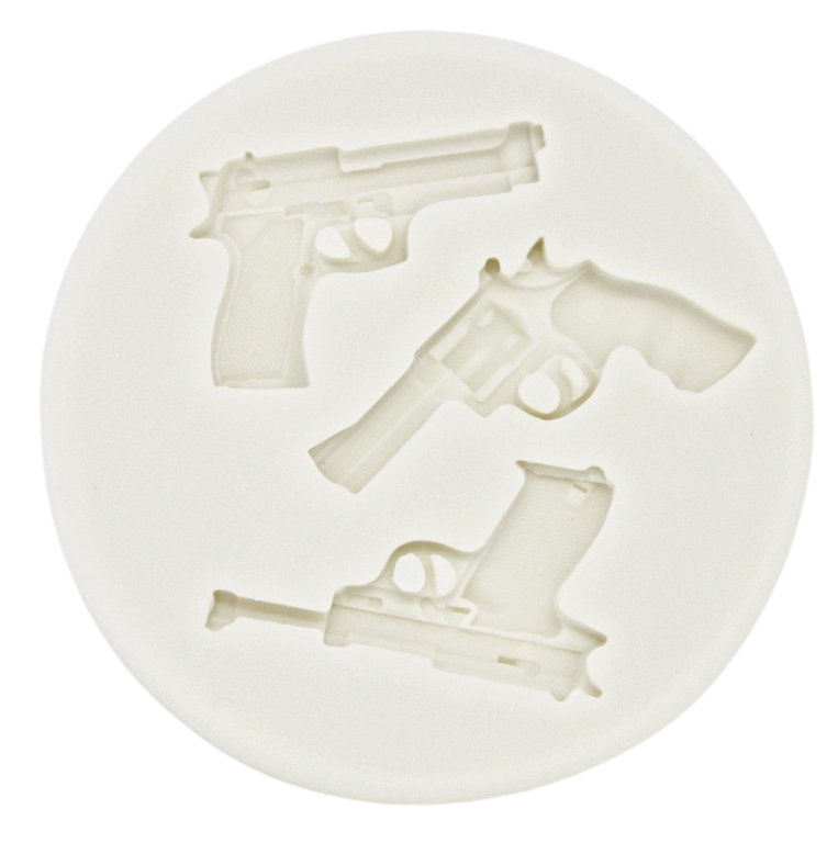 Pistol - Revolver Silicone Mould