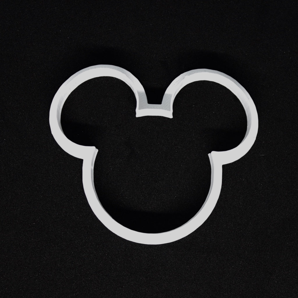 plastic minnie mickie mouse head cookie cutter