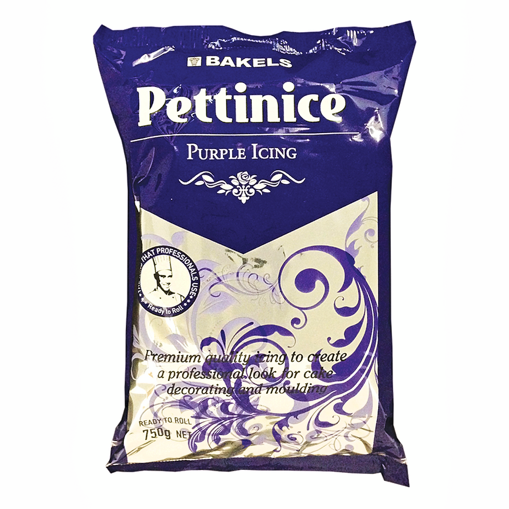 Bakels pettinice ready to roll fondant 750g pack purple