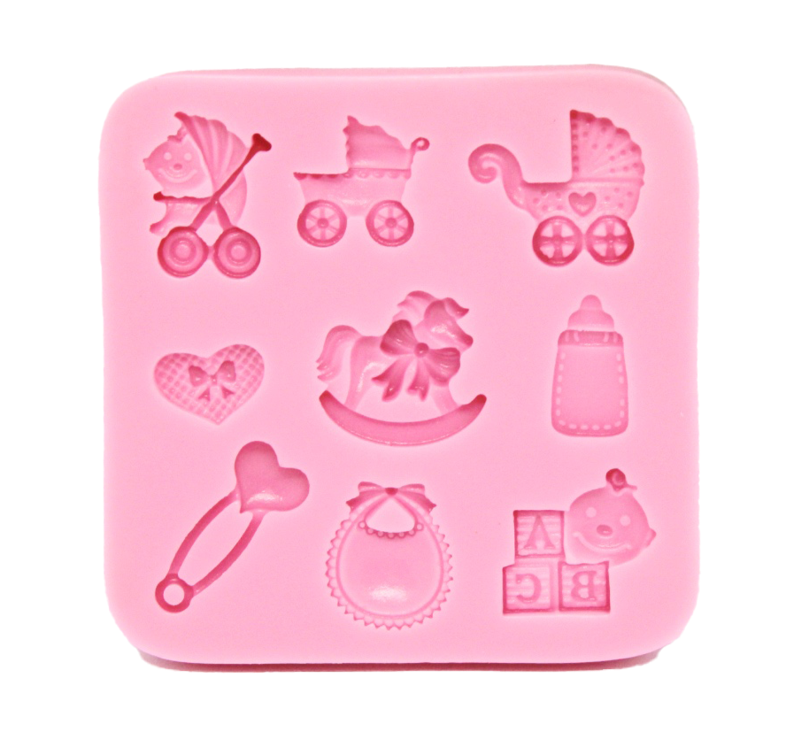 silicone mould baby shower decorations