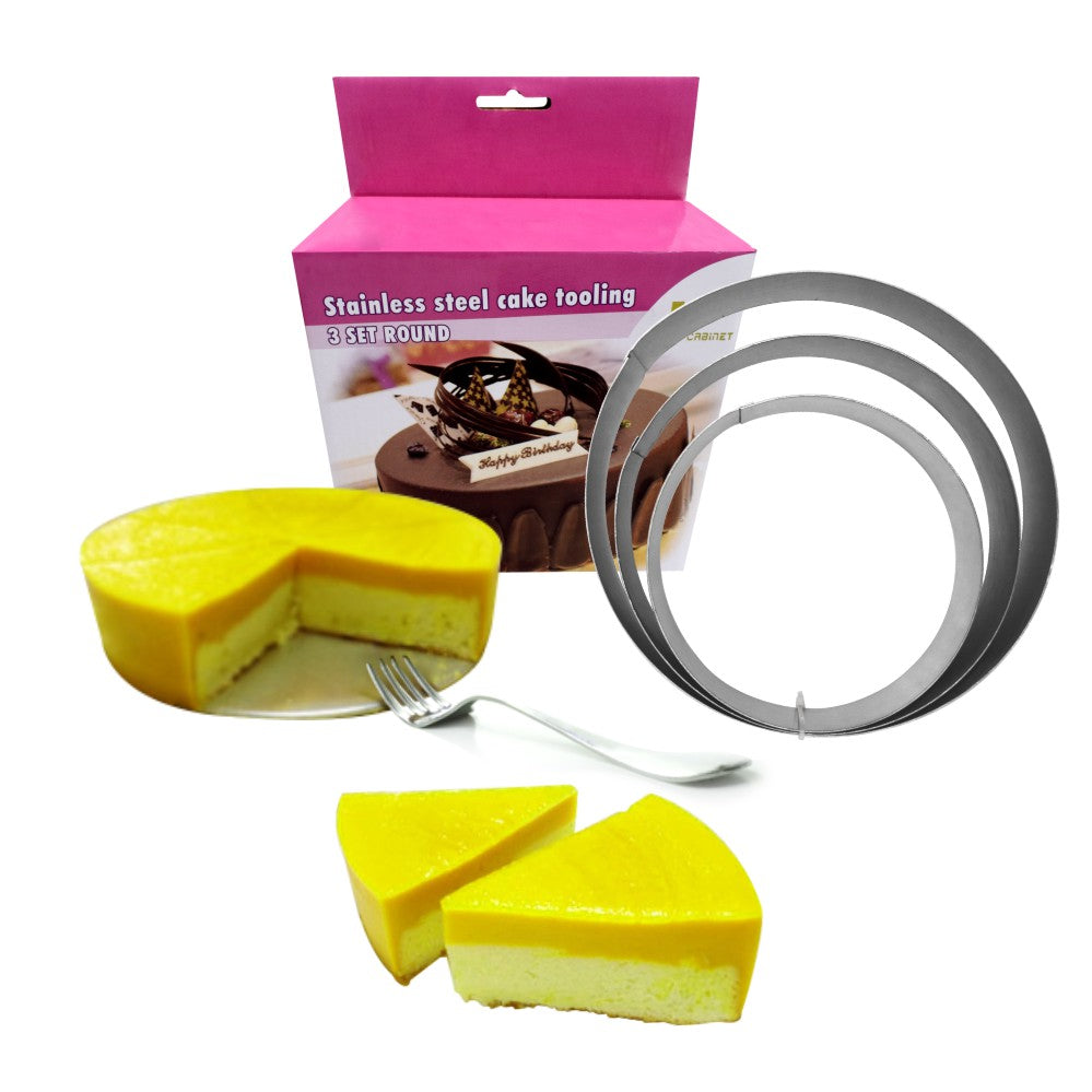 Stainless steal cake cutting ring