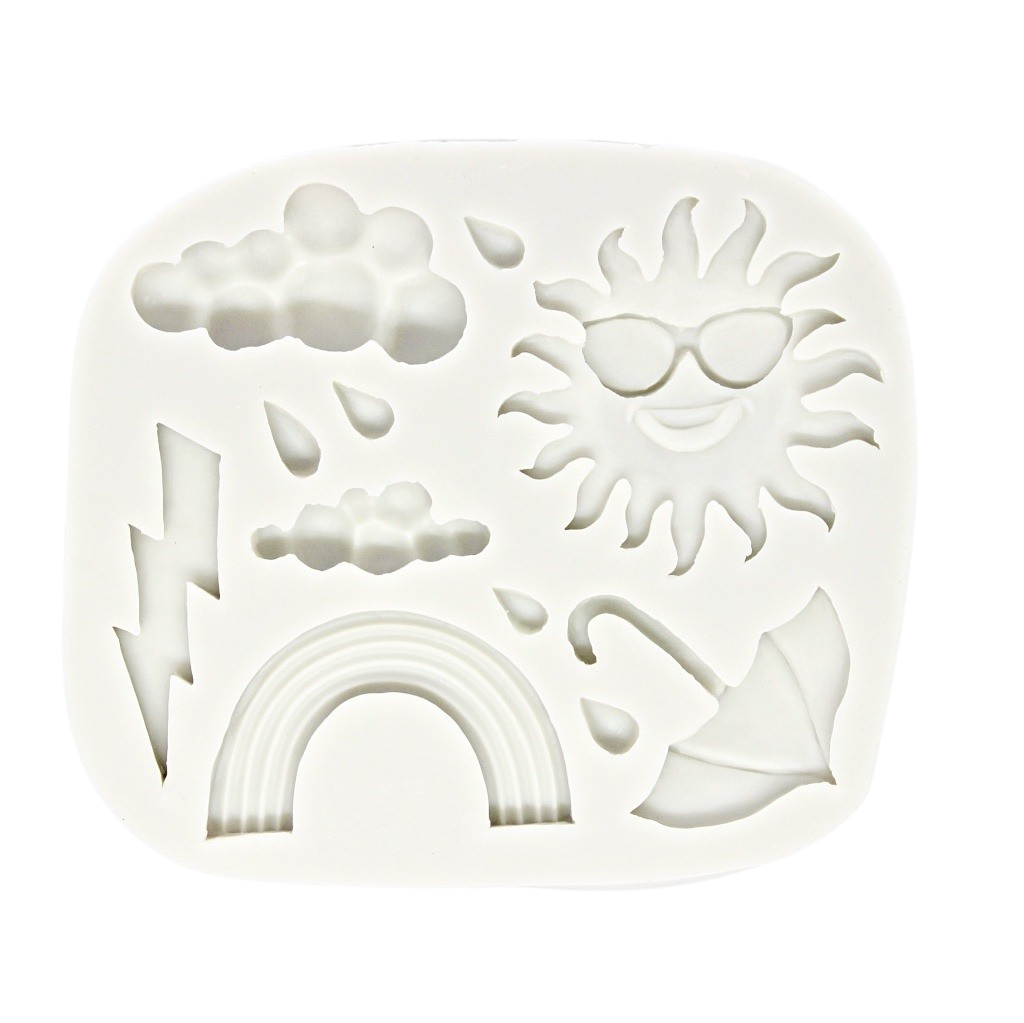 summer themed silicone cake mould