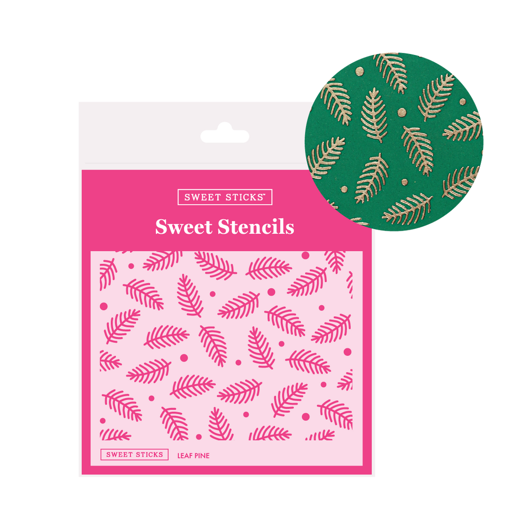 Sweet Sticks Sweet Stencil - Leaf Pine