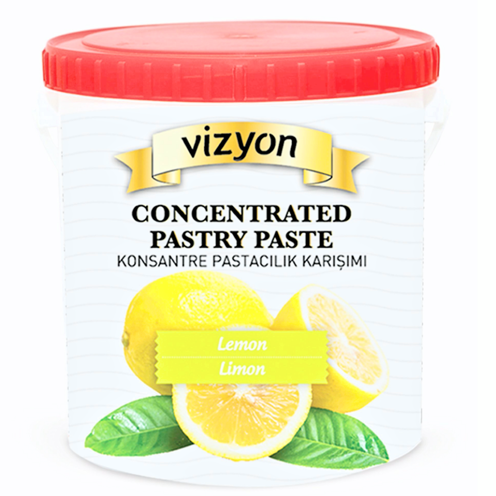 vizyon concentrated pastry paste lemon